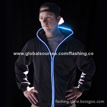 High brightness EL light hoodiesNew